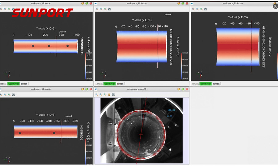 山普智能工業(yè)視覺檢測方案：3D相機在鋼管尺寸及同軸度檢測中的深度應用
